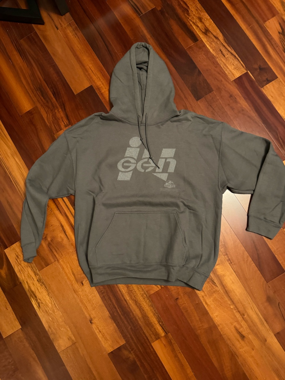 Men's Graphic Hooded Sweatshirt in Olive